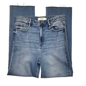 NWOT - Hidden Straight Leg High Rise  Raw Hem Ankle Jeans